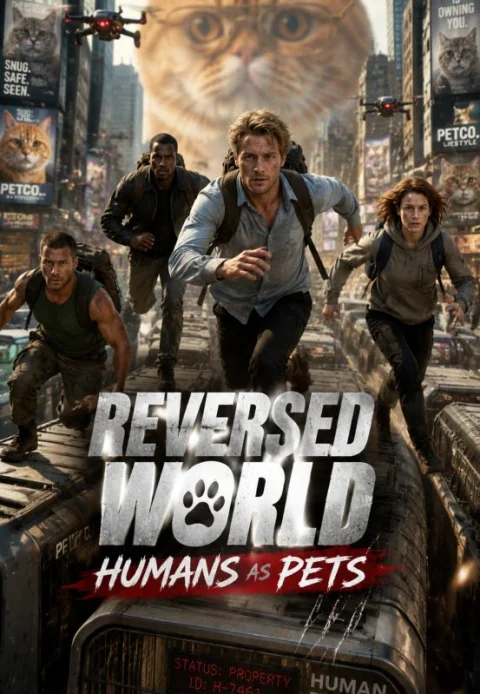 Reversed World: Humans as Pets