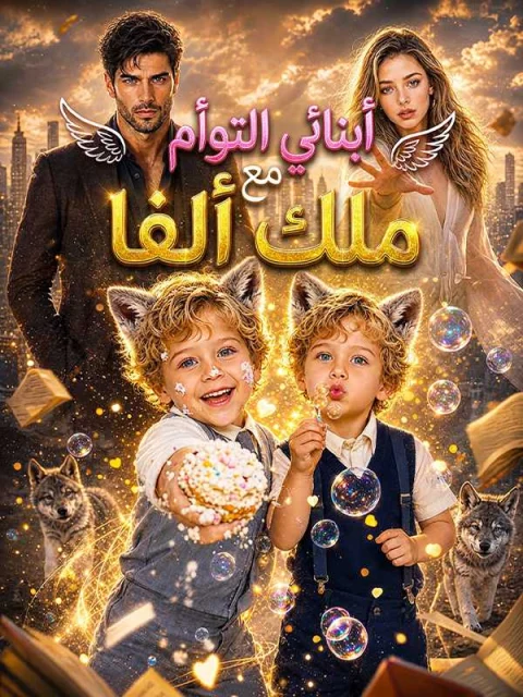 أبنائي التوأم مع ملك ألفا