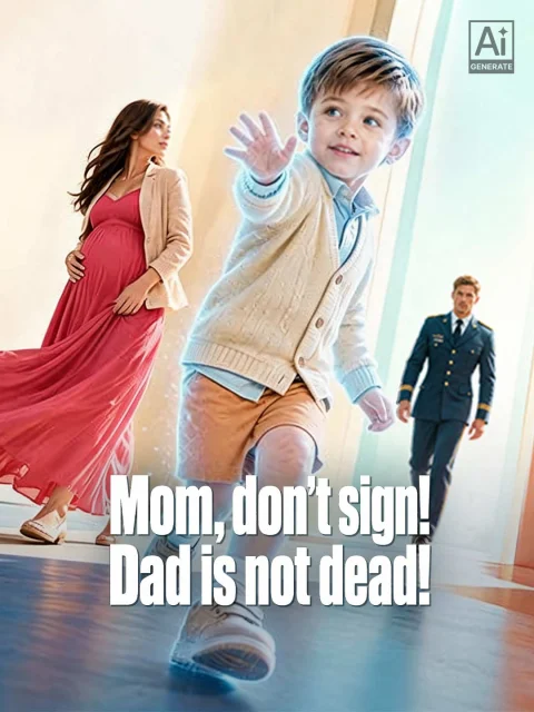 Mom, don’t sign! Dad is not dead!